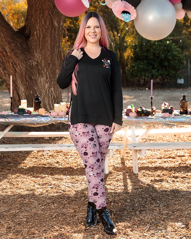 Eliza Long Sleeve Top Fright Club lularoe