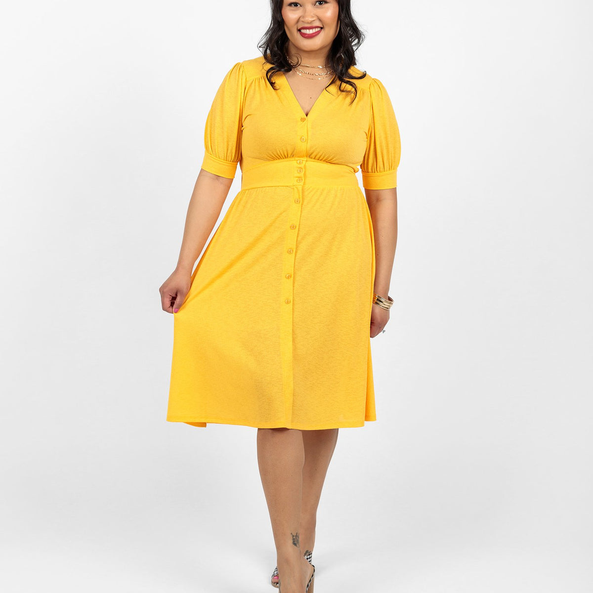 Skyler Midi Button Front Dress – lularoe
