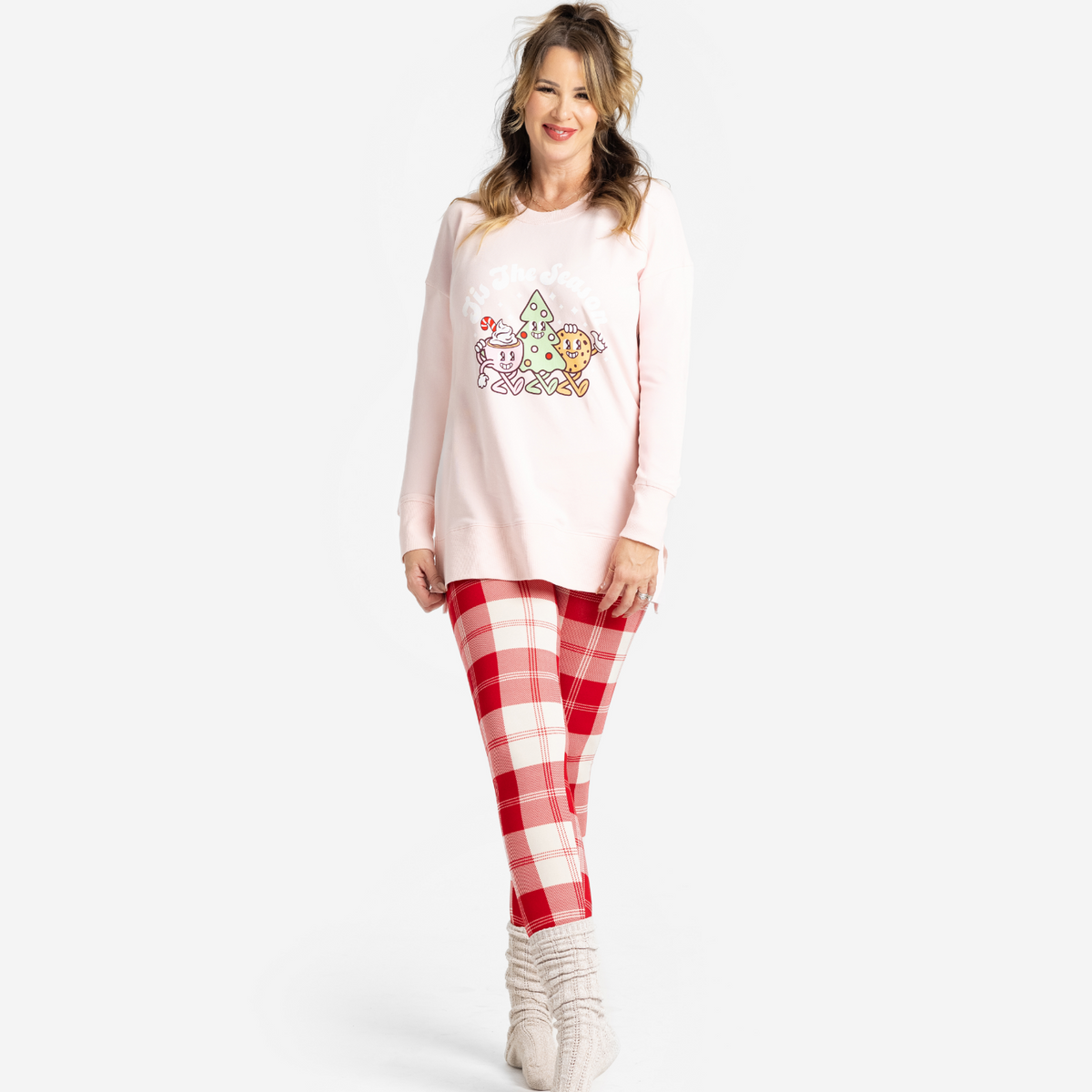 Hannah Crewneck Sweater Warm Wishes Holiday Collection lularoe