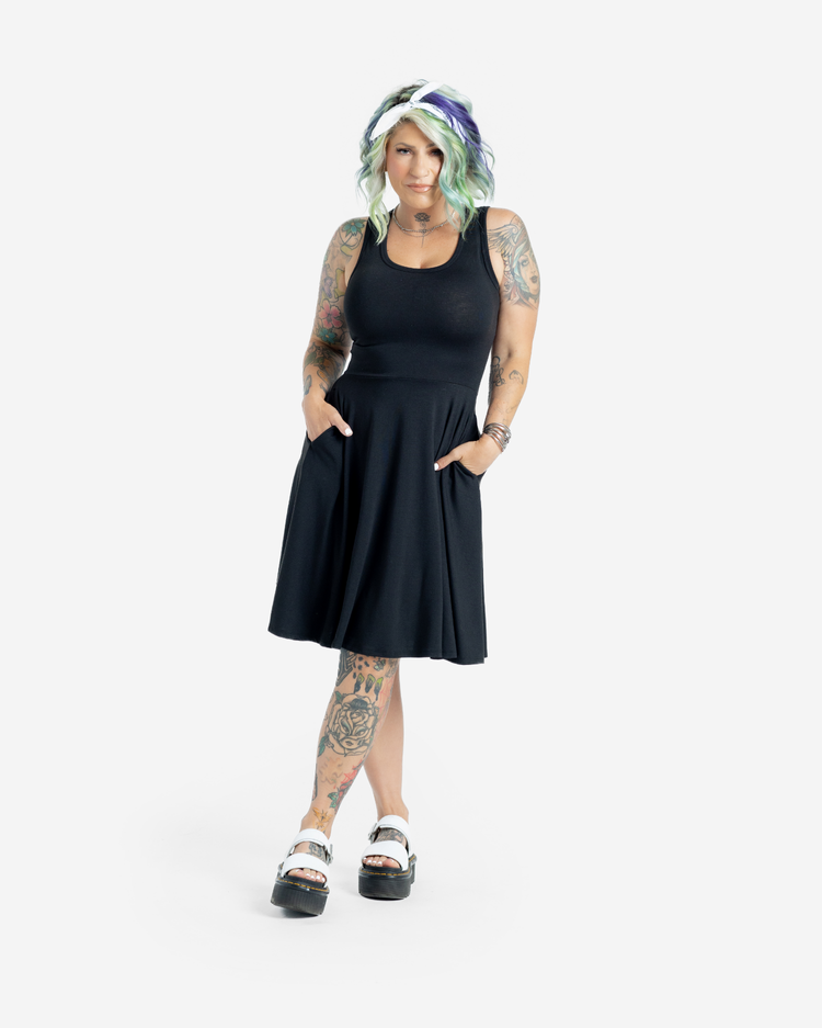 Nicki Sleeveless A Line Dress lularoe