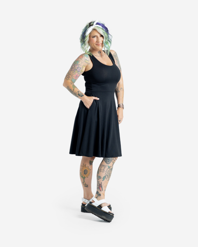 Nicki Sleeveless A Line Dress lularoe