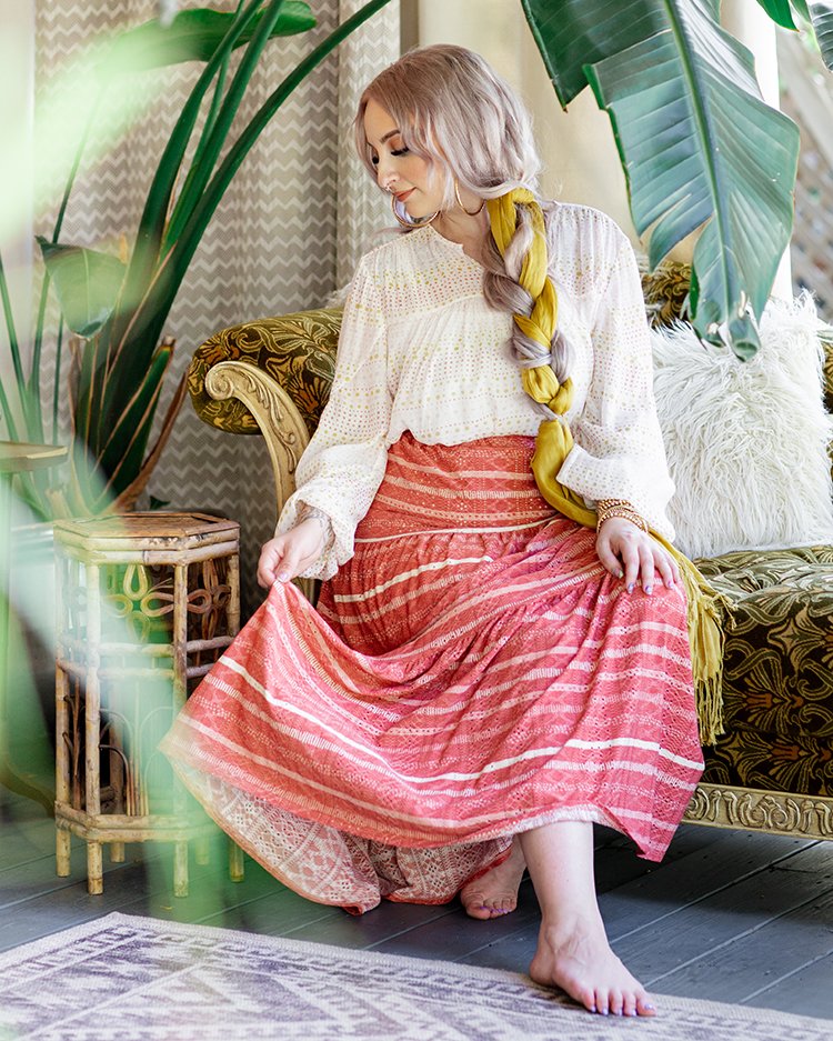 【ke】Her ilp to Lily Shawl Peplum Top RSSatinandChiffonPeplumTop_302