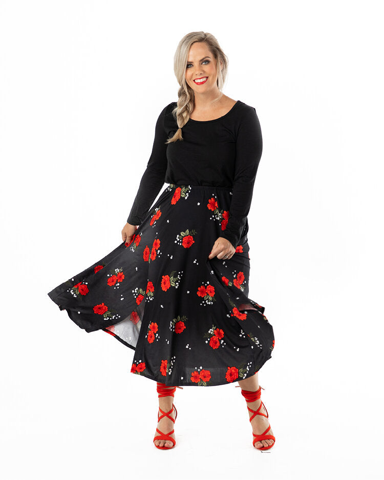 Jennifer Flared Midi Skirt – lularoe