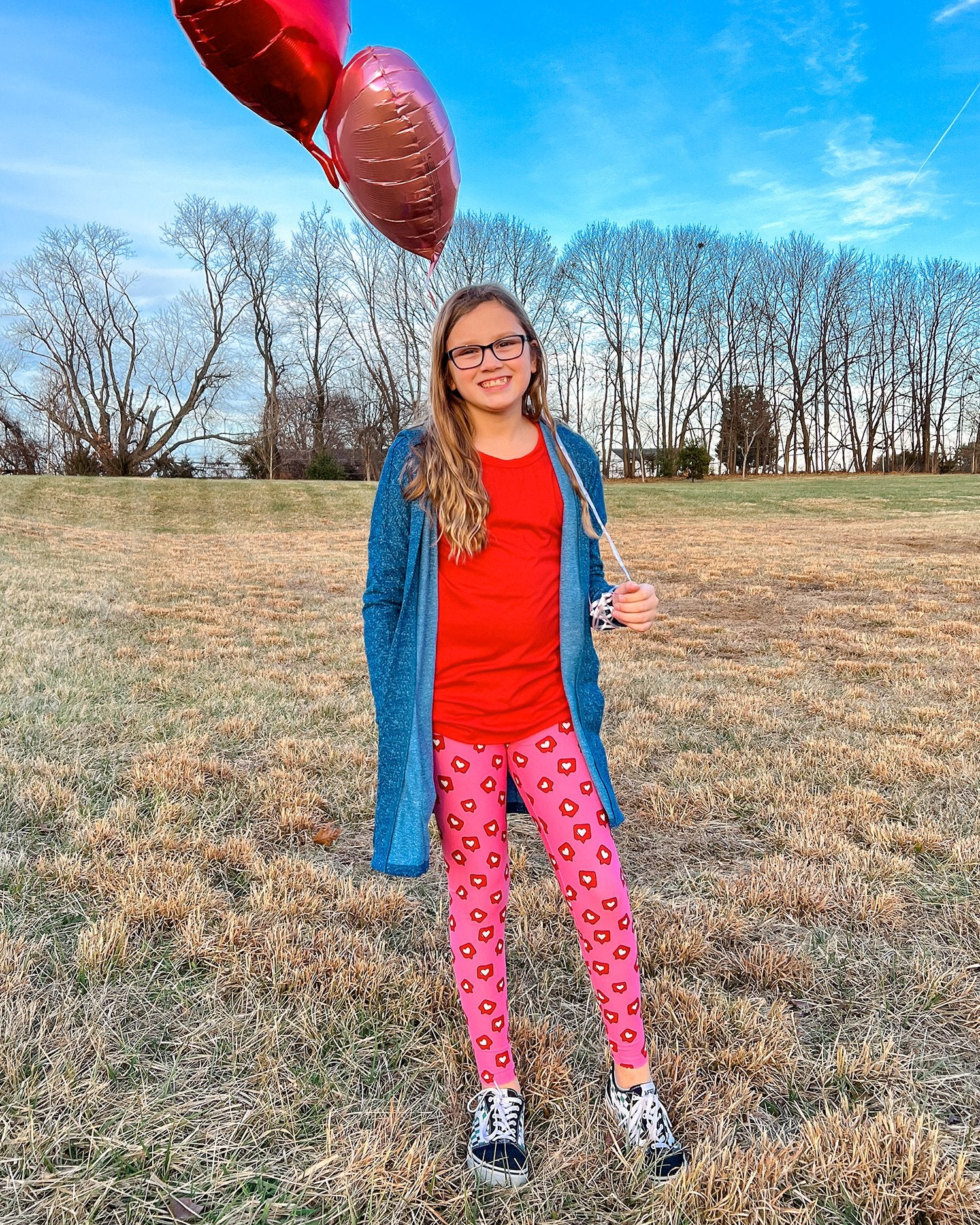 Kids Leggings Love Ya Valentine s lularoe