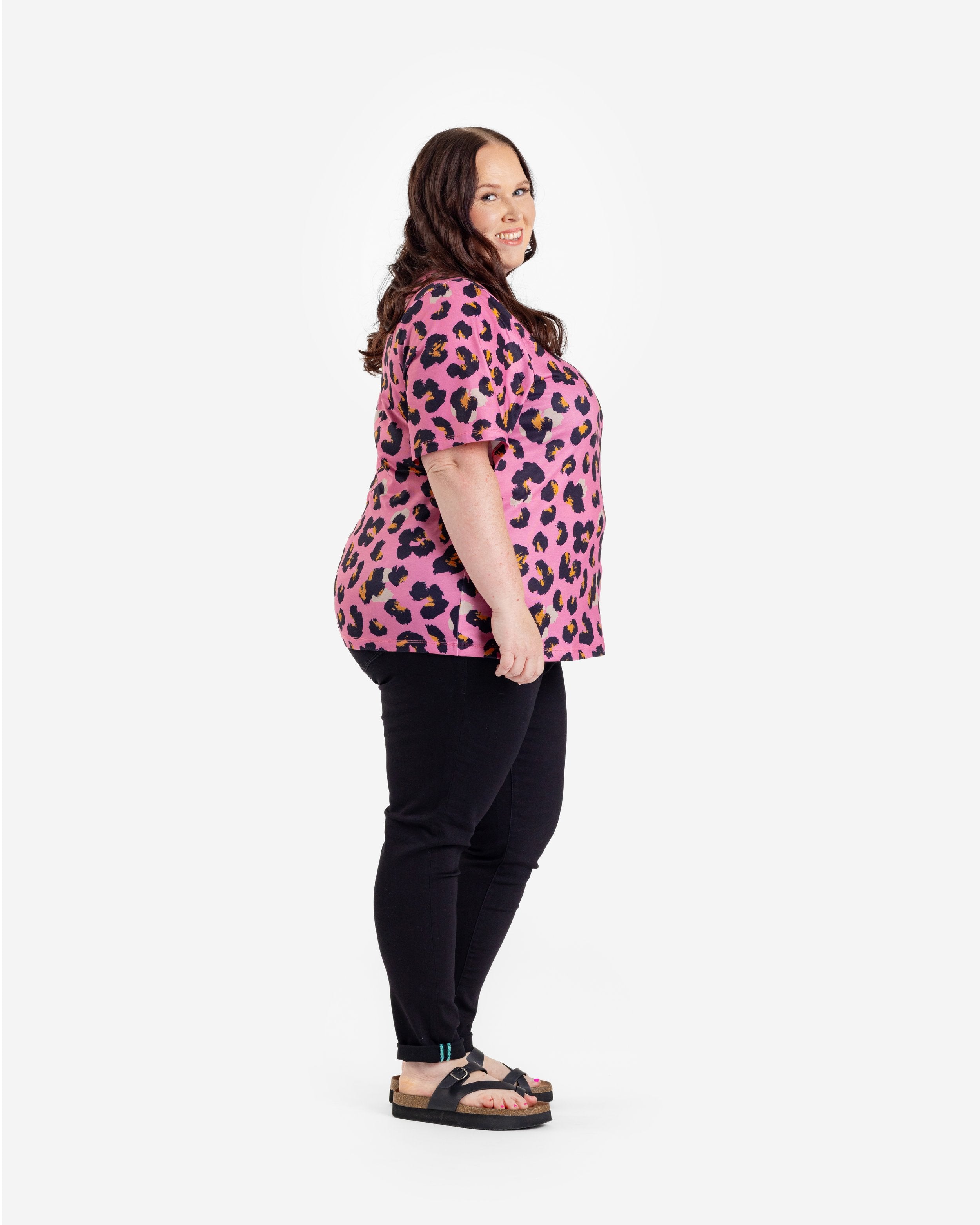 【COSYHARU】Trillin color matching long sleeve Hazel Long Sleeve Raglan V-Neck T – lularoe