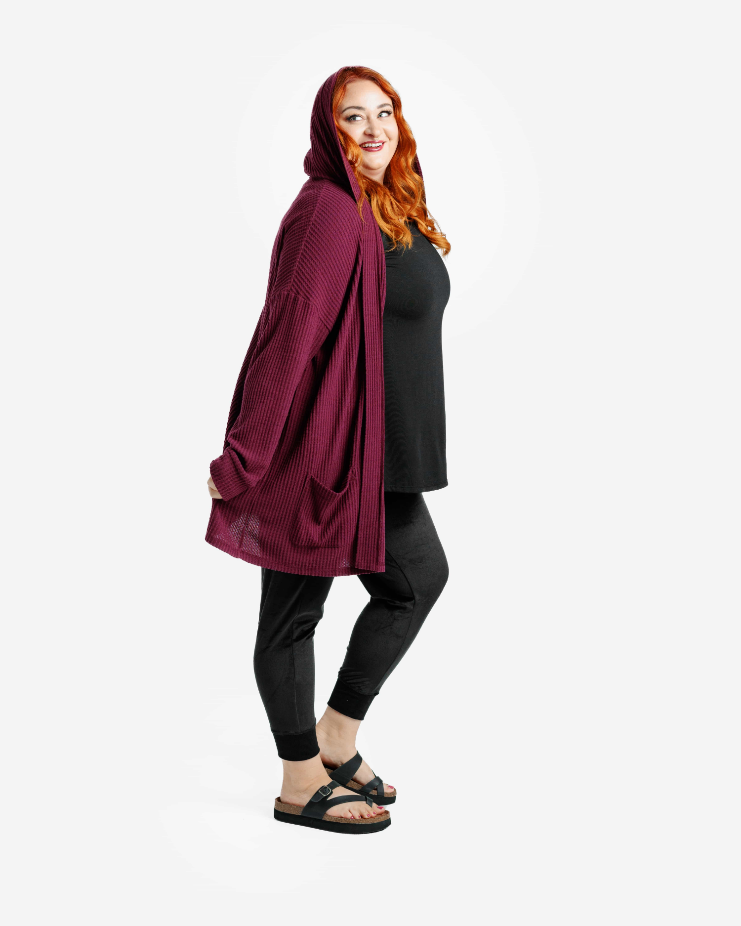 Mackenzie Long Sleeve Drop Shoulder Cardigan - Cozy Mackenzie Long Sleeve Drop Shoulder Cardigan - Cozy