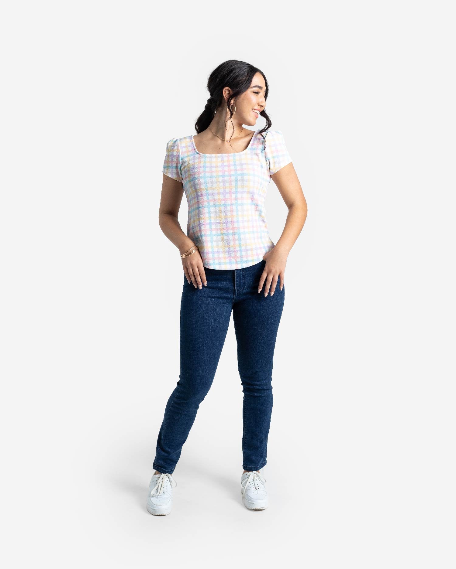 Marissa Puff Sleeve Square Neck Top – lularoe