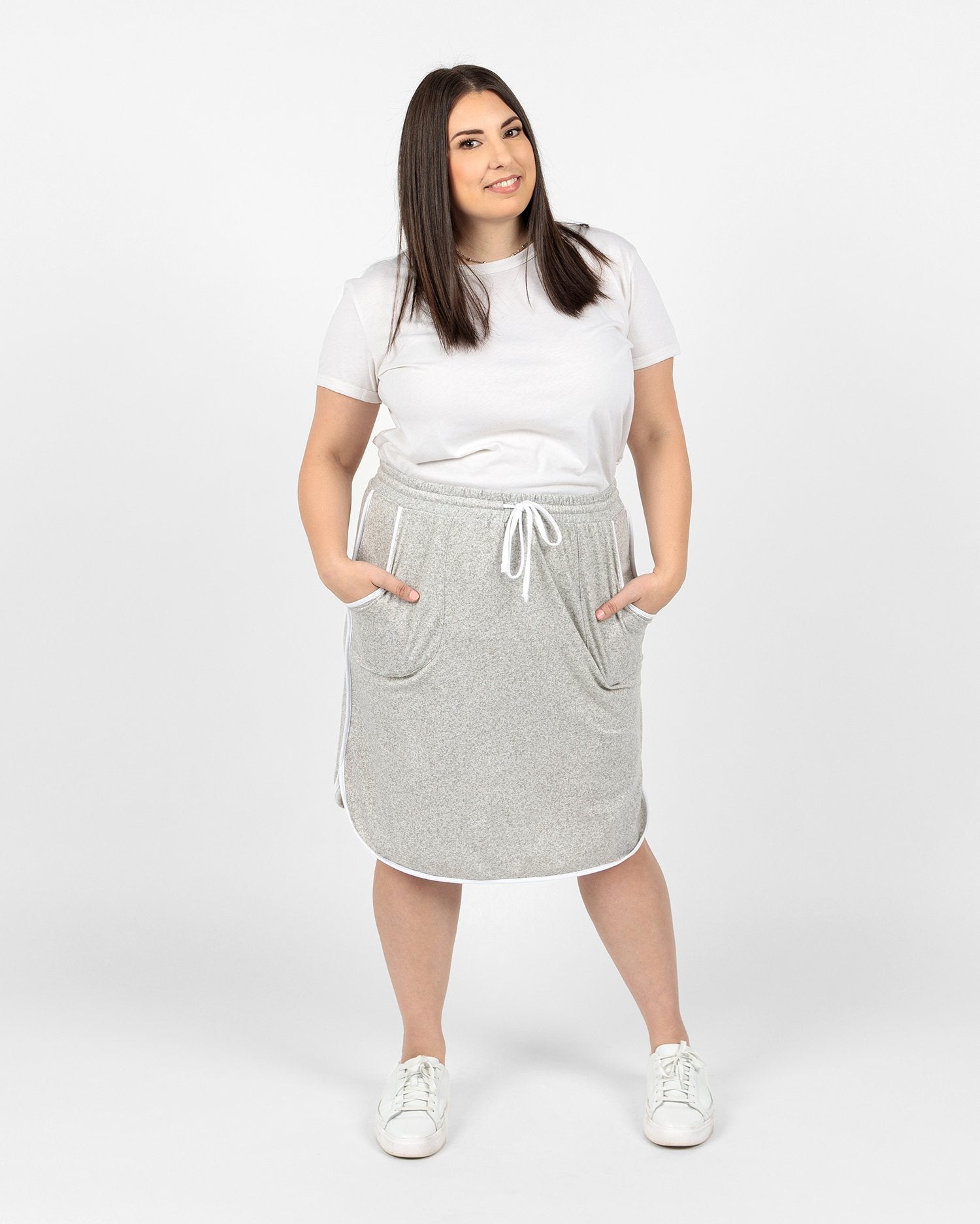 Lonica Dolphin Hem Skirt – lularoe