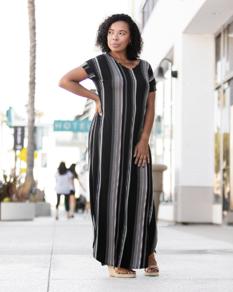 Macy V-Neck Maxi Dress – lularoe