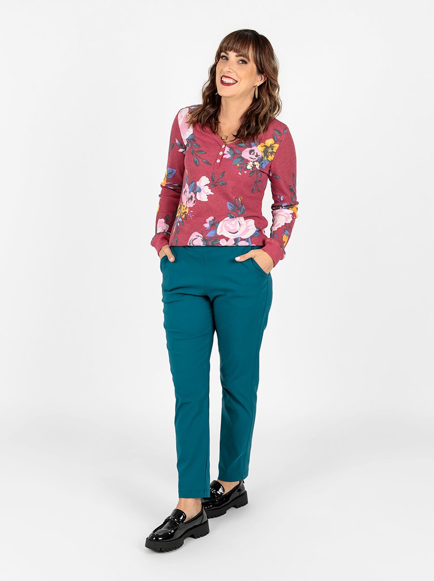 Ruby Y-Neck Henley – lularoe
