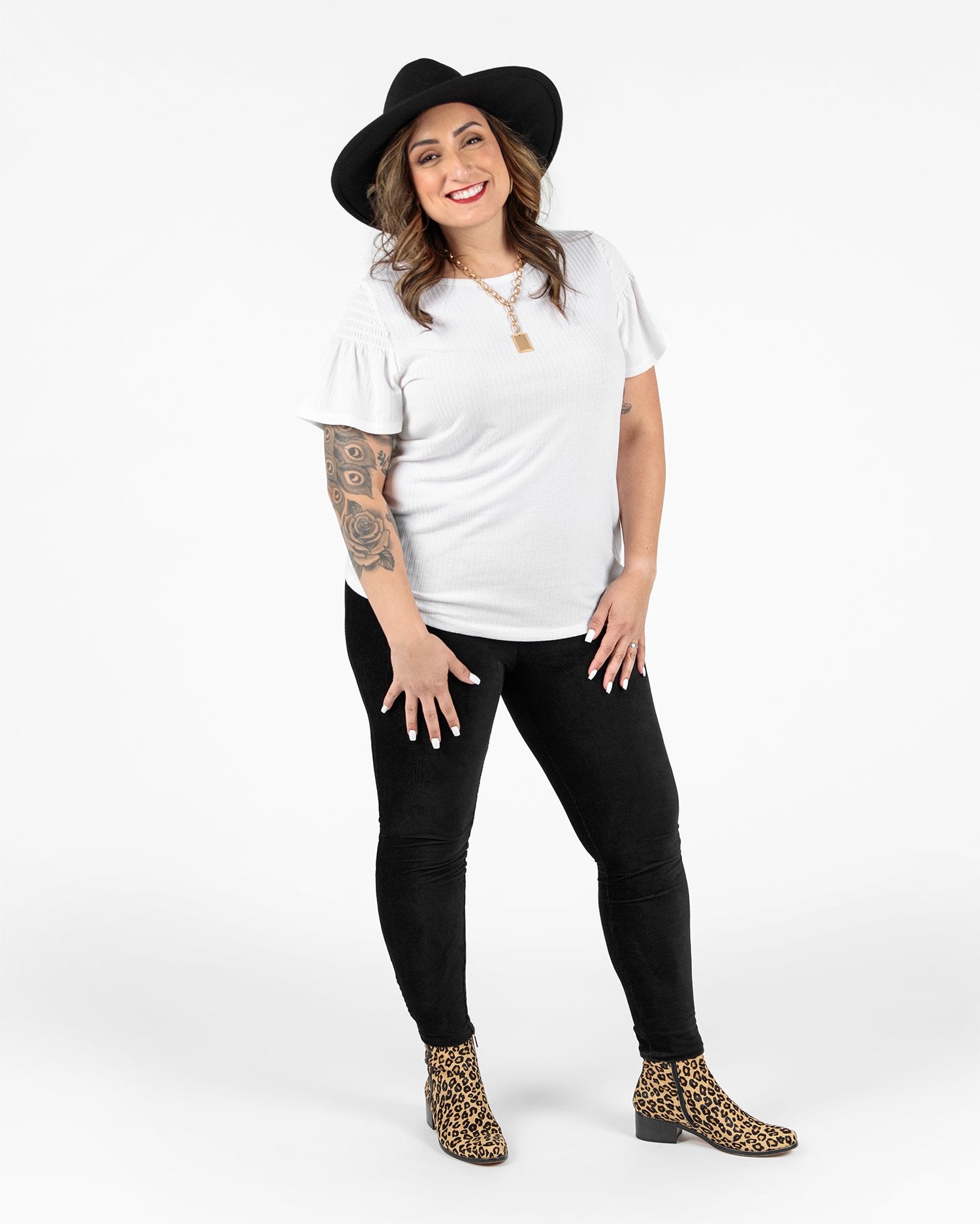 Stephanie Smocked Sleeve Top – lularoe