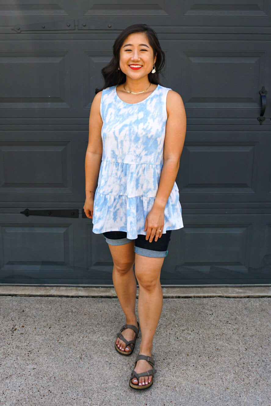 Eliana Sleeveless Tiered Swing Tank Top – lularoe Eliana Sleeveless Tiered Swing Tank Top – lularoe